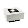 LED Spot GU10 Surface-Mounted Black/White Square IP20 145X145X85mm Regulated Eye