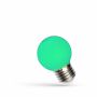 Groene Led lamp met E27 fitting 1 Watt