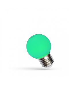 Groene Led lamp met E27 fitting 1 Watt