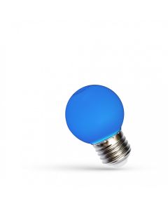 Blauwe Led lamp met E27 fitting 1 Watt