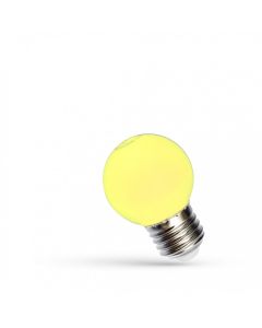 Gele Led lamp met E27 fitting 1 Watt