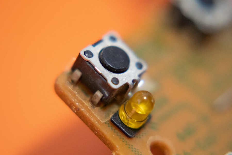 LED-component op een printplaat